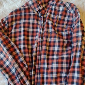 Men's Gap Plaid Button-up, Size Medium